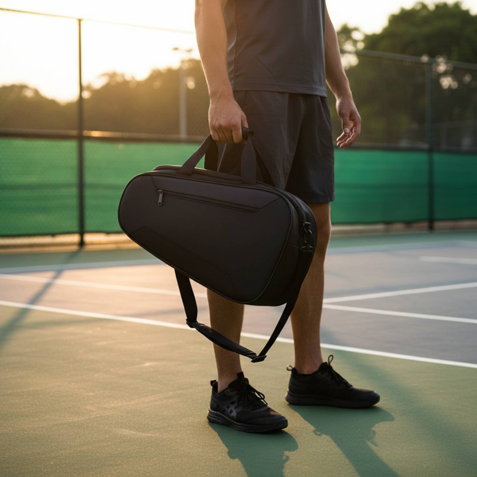 Backpack Racket Bag - Pickleball Paddle Bag Multiple Carry Styles