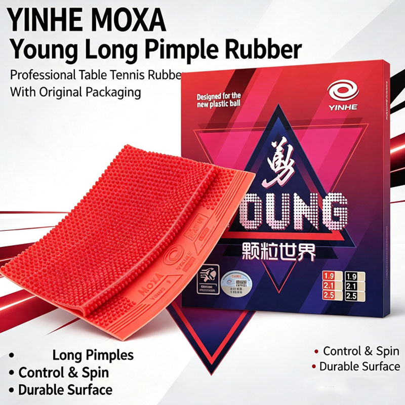 Badminton Single - Original YINHE YOUNG Long Pips‑Out Table