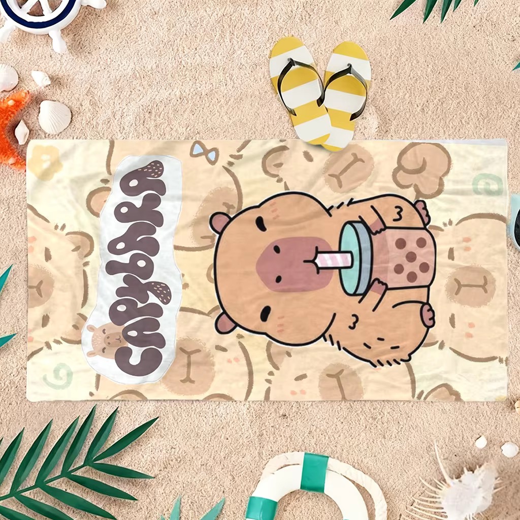 Capybara Cartoon Quick-Drying  - Towel Small Sport 评论和价格