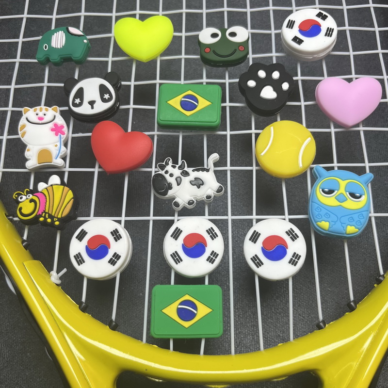 5/8/10 Pcs Cute Silicone Tenni - Racket Vibration Dampener 评论和价格
