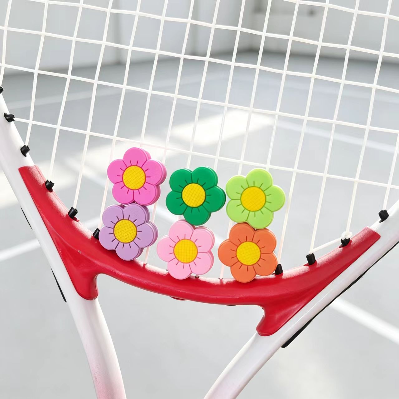 Flower Tennis Vibration Dampen - Racket Vibration Dampener 评论和价格