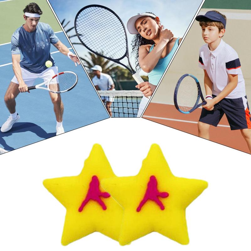 2Pcs Cartoon Tennis Racket Sho - Racket Vibration Dampener 评论和价格