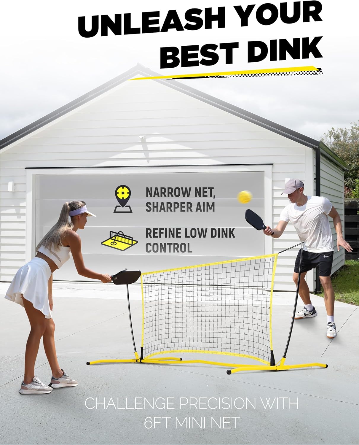 Pickle Ball Rebounder Training - Training Net Mini 评论和价格