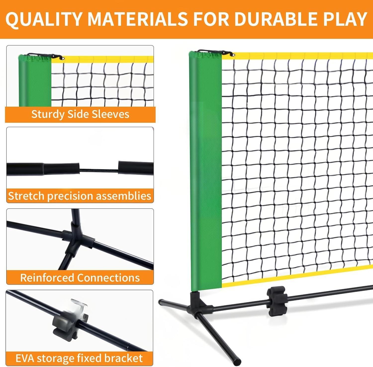 Mini Pickleball Net 6ft Portab - Training Net Mini 评论和价格