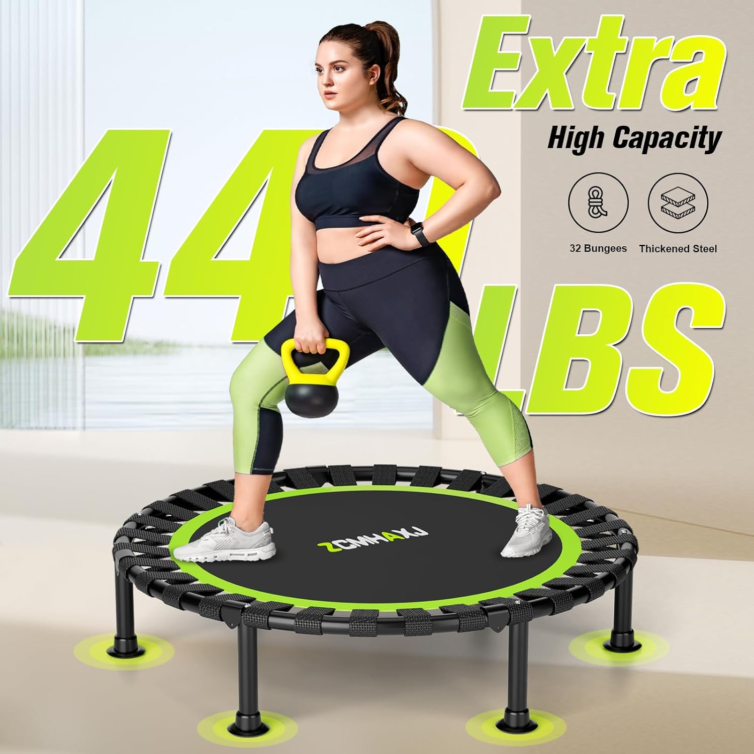 Foldable Mini Rebounder Trampo - Training Net Mini 评论和价格